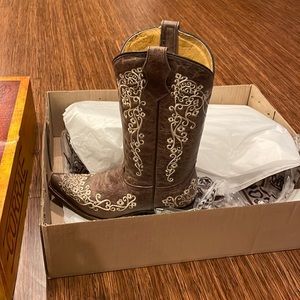 NWT Girls Corral Cowgirl Boots